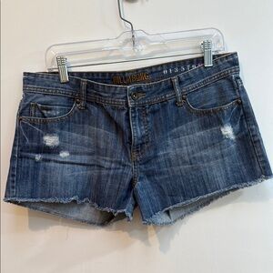 Billabong Distressed Blue Jean Shorts